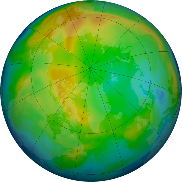 Arctic ozone map for 27 December 2003